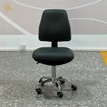 Saddle Stool for Dentist Adjustable Surgical Chair with Wheels for Beauty and Work Professionals