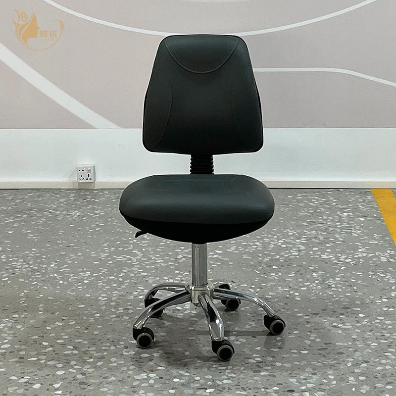 Saddle Stool for Dentist Adjustable Surgical Chair with Wheels for Beauty and Work Professionals