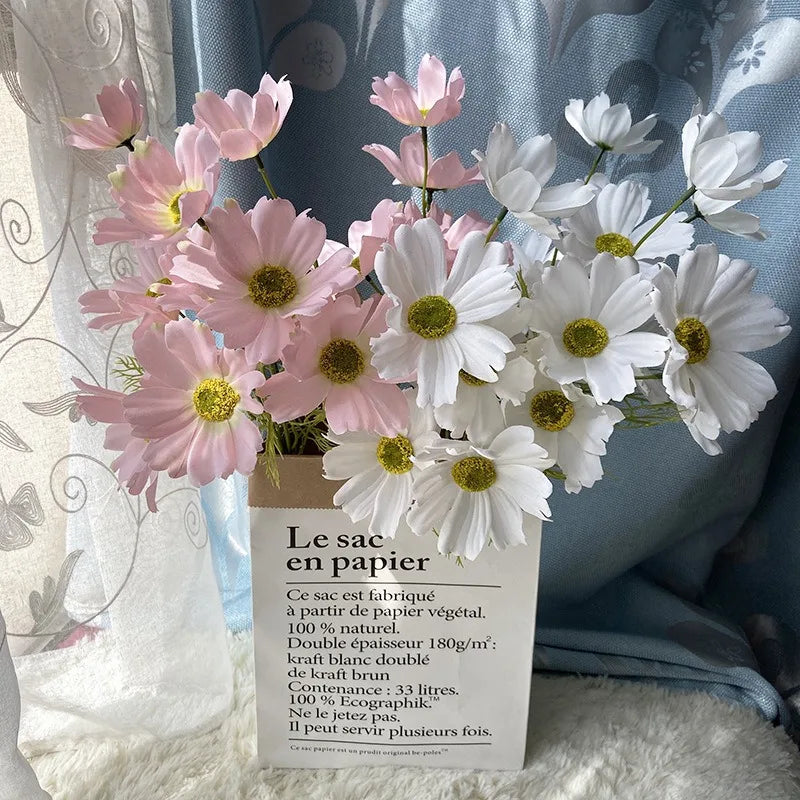 Nature Light Fresh Style Artificial Daisy Flower New Factory Design Festival Wedding Decor New Year Easter Wholesale Price