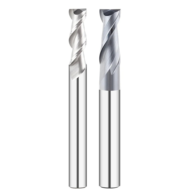 HRSK Tungsten Steel 2 Flute End Mill Cnc Machine Tool HRC45 Solid Carbide Milling Cutter CNC