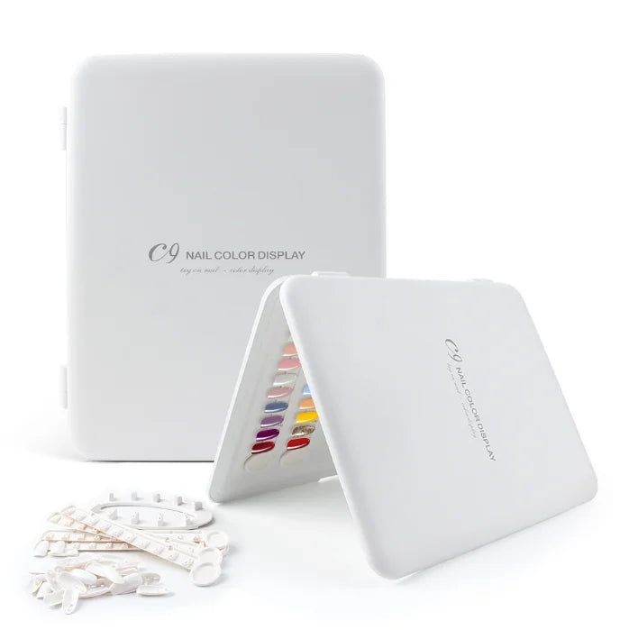 Nail Tips Display Book Nail Color Display 120 Colors Nail Contrast Color Palette