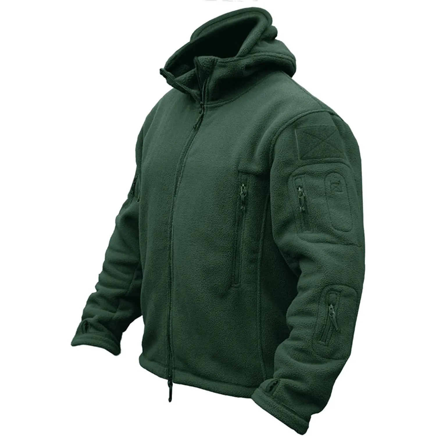 Fitspi Hoodies Men's Sport Warm Fleece Hooded Outdoor Adventure Jacket Coats Full Zip up Hoodie Sweatshirts