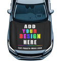 Custom Digital Silk Screen Printing 3x5ft Car Engine Hood Cover Flag Includes Multiple Nylon Plastic Polyester Vinyl Displays
