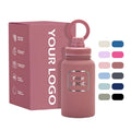 500ml 650ml Sport Water Bottle Magnet Lids 304 Stainless Steel Vacuum Double Wall Insulated 12-24 Hours Thermal Insulation