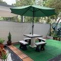Customize Heavy Duty Thicken Anti-UV HDPE Rectangle Outdoor Balcony Privacy Screen Sunshade Net Windproof Fabric 90%-95% Shading