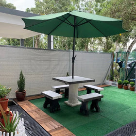 Tewango Customize Heavy Duty Thicken Anti-UV HDPE Rectangle Outdoor Balcony Privacy Screen Sunshade Net Windproof Fabric 90%-95%