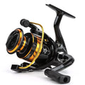 12KG Max Drag 5.2:1 CNC Arm Metal Spool Carp Boat Sea All Metal Surf Spinning Reels 2000-4000 Fishing Reel for Freshwater