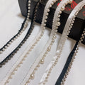 JFL023 Diy Sewing Garment Bags Decor Accessories Collar Clothing Trim Ribbon Fabric Pearl Beaded Lace