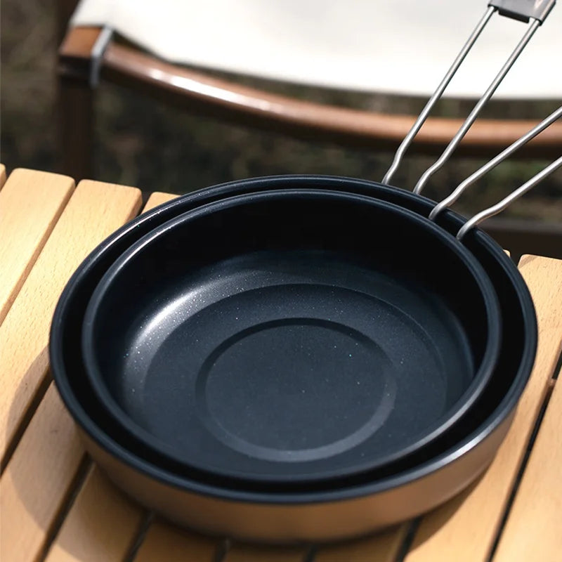 Titanium Non-Stick Frying Pan Set Ultralight Kitchenware with Ceramic Coating for Cooking Pots