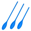 Easy Clean High Quality 3pcs Salad Spoon Set 10 Inch 12 Inch 14 Inch Long Plastic Spoons Set