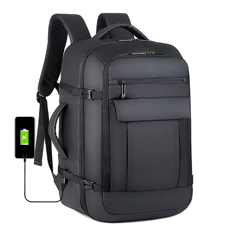 Custom Luxury Large Tote Waterproof Travel Man Backpack 15 17 Inch Folding Camping Usb Laptop Bag for School