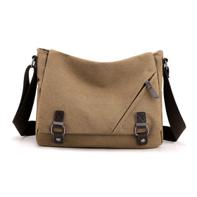 Hot Selling Factory Wholesale Multifunctional Leisure Mens Canvas Fashion Shoulder Bag Vintage Women's Messenger Bags