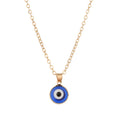2022 Hot Sale Fashion Necklace Jewelry Popular Simple Turkish Eye Necklace Multi Design Blue Devil Eye Necklace