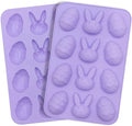 Customized Wholesale Easter Egg and Bunny Silicone Molds Easter Silicone Baking Molds for Chocolate Molds