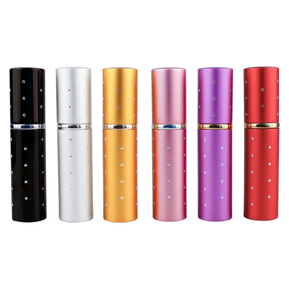 10ml Travel Aluminum Empty Portable Sprayer Perfume Atomizer Refillable Mini Spray Bottle