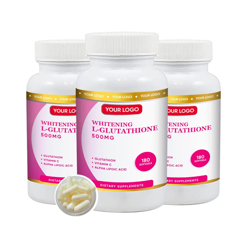 Healthife L-Glutathione 500mg Skin Whitening Halal Certified Vitamins Capsules for Adults and Teenagers Not for Pregnant Women