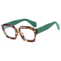 2025 Retro Polygonal Animal Motif PC Eyewear Square Anti-Blue Light Computer Glasses