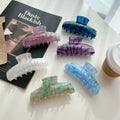 DOWELL Wholesale Korean Retro Grab Clip Shark Clip Hair Accessories extra Large Acrylic Hair Claw Clips