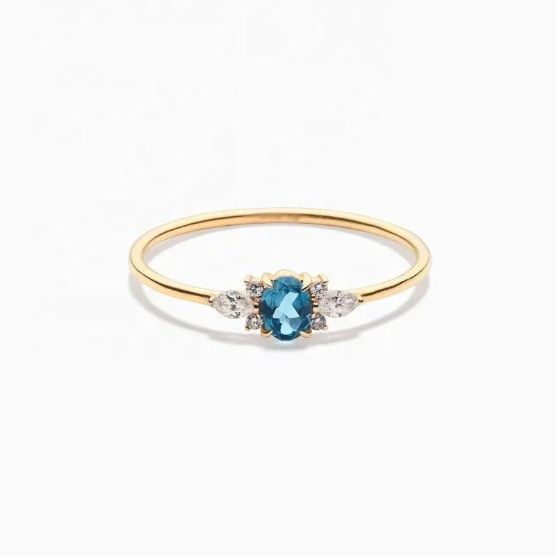 LOZRUNVE 925 Silver Fine Jewelry Wholesale Wedding Engagement Delicate Ring Women