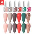 JTING Free Nail Color Display Book 6colors Gel Nail Polish Uv Gel Set Crulty Free Vegan Gel Polish OEM Private Label