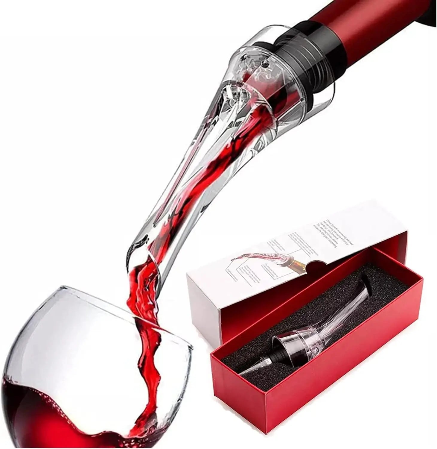 Premium Flavor Air Aerator Wine Bottles Aerating Pourer Decanter Spout Wine Bottle Aerator