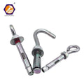 Wholesale 8.8 M4 M20 M24 M72 16mm Concrete Wedge L J Type Stainless Steel Anchor Bolt Manufacture Grade Hex Bolt with M10 Size