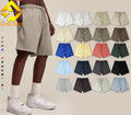Men's Customizable Multi-Color Loose Street Style Shorts Basic Heavy Color System Solid Pattern Nickel Pants Casual Basic Style