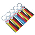 For Benz Mercedes AMG BMW M Flag Design Braided Rope Keychain Germany S Line Nylon Band Custom Logo Eco-friendly Leather Alloy