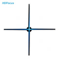 4k Shining 3D LED Holographic Fan Display 4 Blades 65cm Advertising Fan for Indoor Use for Online Retailers