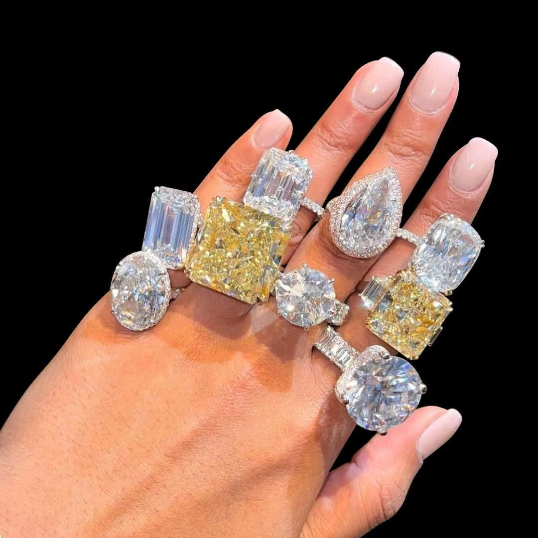 Custom 3ct Radiant Moissanite Diamond Lab Wedding Ring 10K 14K 18K Gold Fine Jewelry Hola Engagement Moissanite Ring
