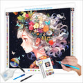 N-2115 Custom DIY Diamond Painting Modern Style Drill Printed Portrait Special Shaped Crystal Home Decorative Art