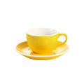 Custom Assorted Color 90 ml  150 ml 300 m Ceramic Coffee Cup Hand Made Cup  with Saucer Set