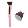 Marble Foundation Makeup Brush with Bag Single Makeup Brushes Abs Private Label Makeup Kabuki Flat Brush for Liquid Foundation