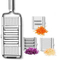 HelloWorld Multifunctional Plate Zester Vegetable Slicer Grater/chopper- 3 in 1 Cheese Stainless Steel Grater