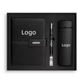 Custom Logo A5 PU Leather Notebook Pen & Insulated Mug Gift Set with Box for Wedding & Corporate Events