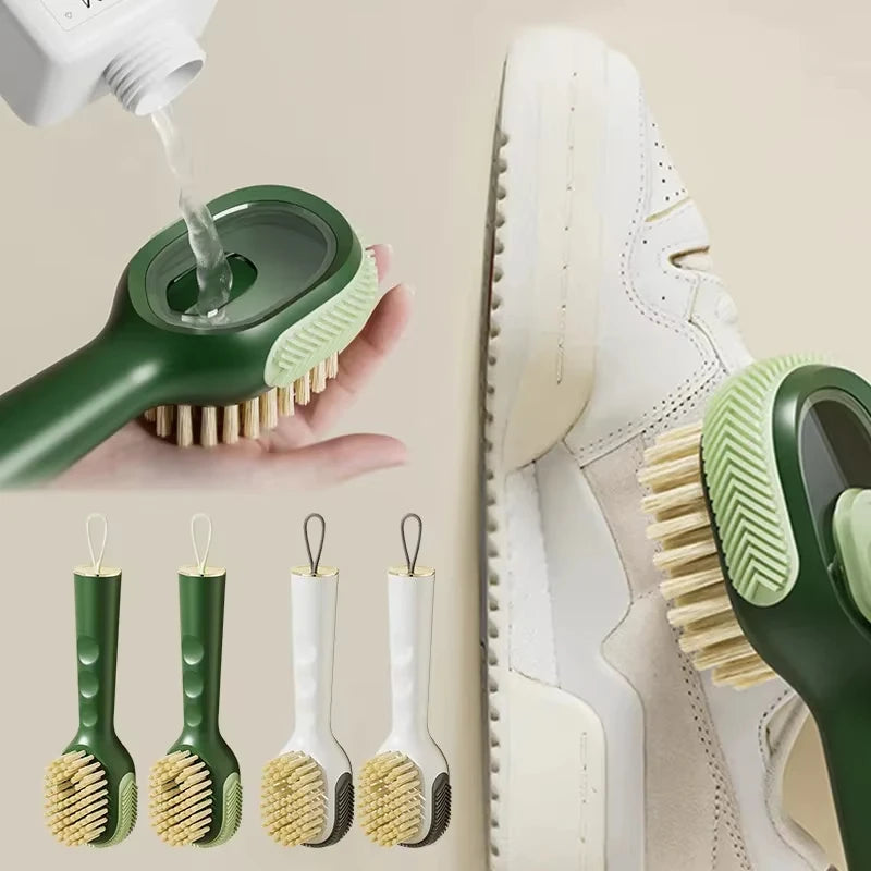Multifunctional Cleaning Brush Soft-bristled Liquid Shoe Brush Clothes Shoe Clothing Board Brush Shoe Cleaner