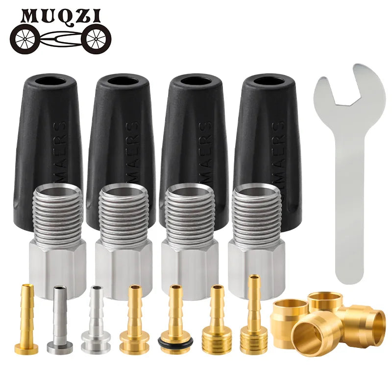 MUQZI Bicycle Oil Needle Olive Head Suit Bh90 /Bh59 Tubing Pipe Oil Hydraulic Disc Hose Pressing Ring T Brake Accessories