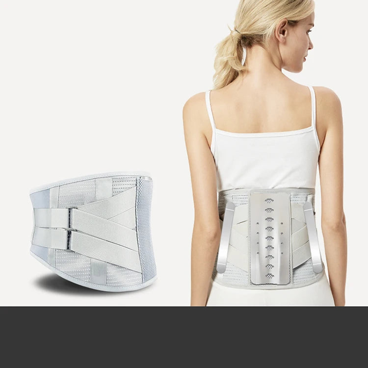 Runyi  Lower Back Pain Lumbar Support Belts for Men and Women Wide Plate Support Strength Belt