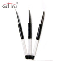 Socheal 3pcs Black Handle Fine Nail Art Liner Super Thin Brush Painting Nail Brushes Set 5mm/7mm/9mm