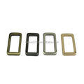 Stock Supply 1.0inch 25mm 4 Colors Good Quality Metal Flat Rectangle Buckle for Leather Bag