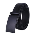 Wholesale Custom New Adjustable Casual Automatic Buckle Belt Fashion Business Men Black Genuine Leather Belts MegaBDM
