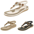 New Glamorous Women's New Lightweight Comfortable Sandals Elastic Casual Sandals Size Flat slippers Ladies Fashion Shoes Women