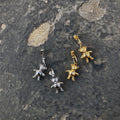 Dainty Bear Earrings Jewelry Stainless Steel Earrings 18k Gold Plated Stainless Steel Bear Shape Stud Gummy Bear Earrings