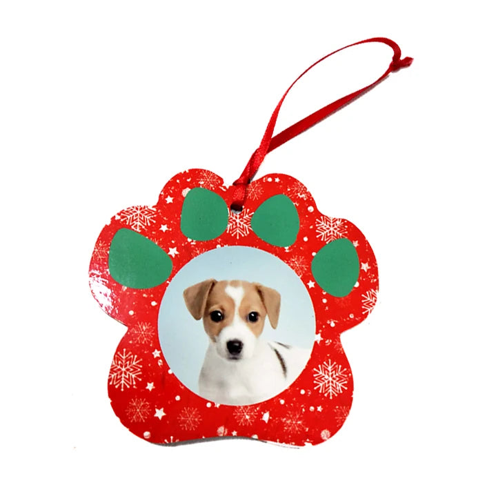 Sublimation Blank Dog Tags White Blank Pot Shape Craft Ornament Keychain  Double Sided Sublimation Pet MDF Heat Transfer Pet Tag