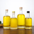 Transparent Frosted Empty  Vodka Whisky Glass Liquor Bottles With Screw Caps Wholesale Beer Beverage Glass Bottle on Sale