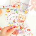 Custom Printed Colleague Puff Letter Advertising Activity Vinyl Sticker for Home Decoration