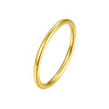 Certified 18K Gold Ring Simple Bracelet Ring Au750 Glossy Hipster All-Match Simple Elegant Gift Shop Preferred Recommendation