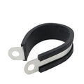 Stainless Steel Black Rubber Lined Metric Retaining Hose P Clips Clamp 15mm Tube Abrazadera Cable Acero Inoxidable Cabl Clamp
