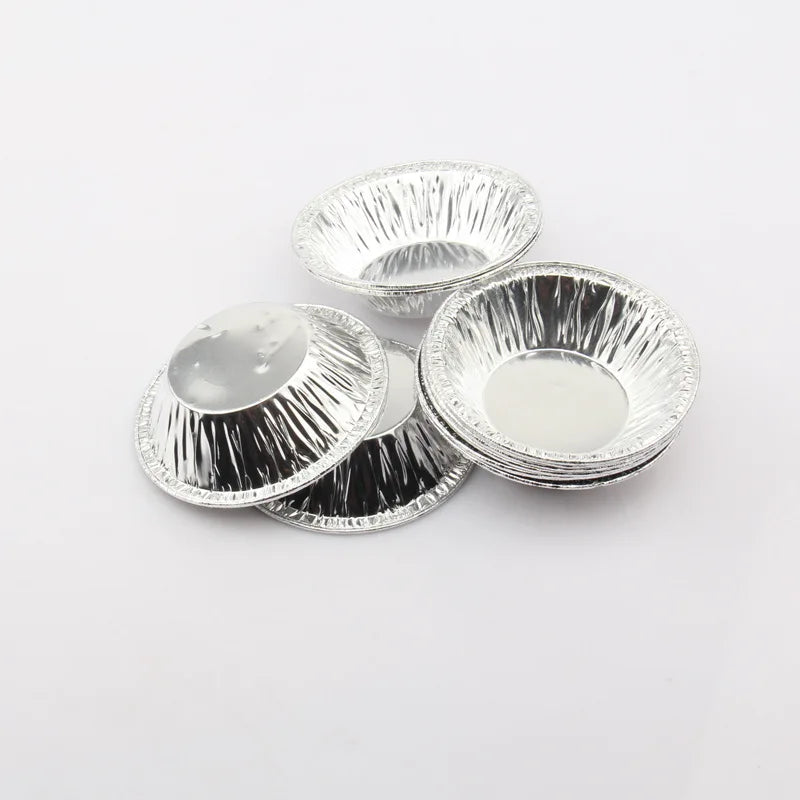 Premium Disposable Aluminum Foil Tart Cups Baking Liner Leak-Proof Oven Safe for Cake Pastry Dessert 250PCS/SET