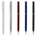 Hot Sell Slim Design Hotel Pen With Silver Clip Promotional Gift Aluminum Twist Action BallPoint Pen Good for Custom Logo MTP021